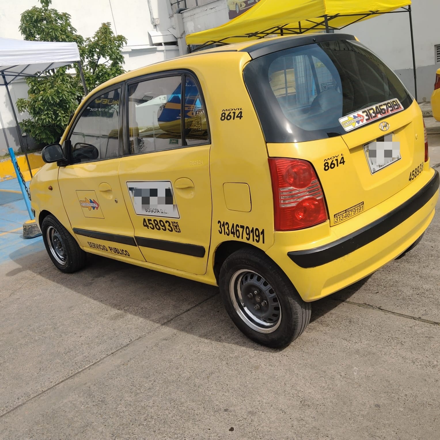 Hyundai Atos 2012 Amarillo Bogotá