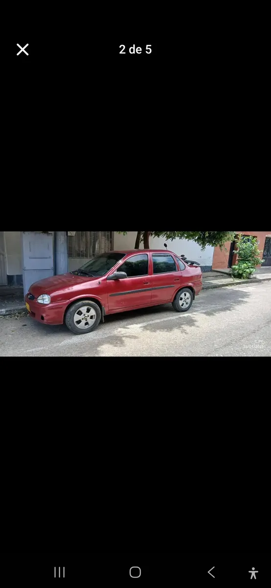 Chevrolet Corsa 2002 Rojo Tame