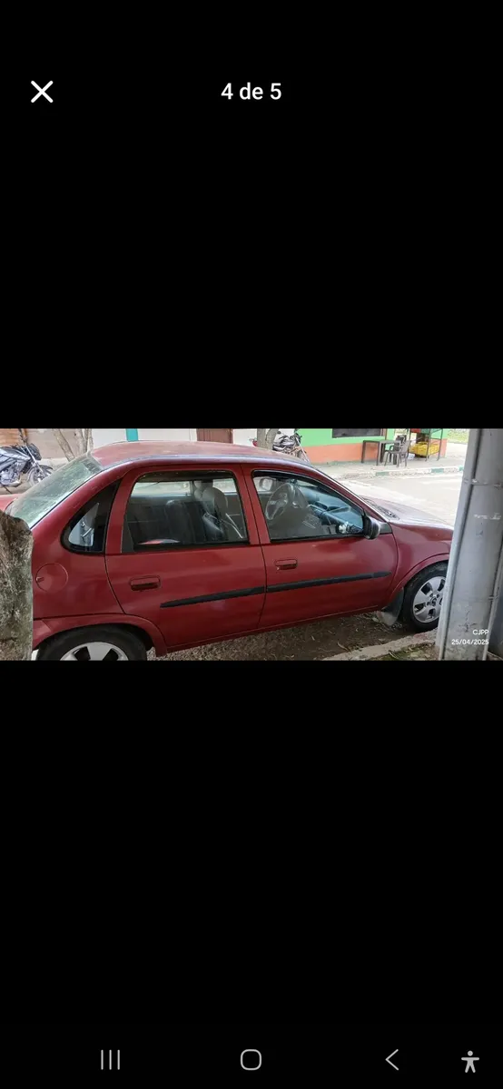 Chevrolet Corsa 2002 Rojo Tame