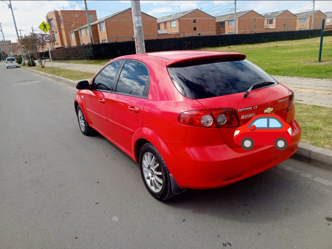 Chevrolet Optra LT 2007 Rojo Madrid