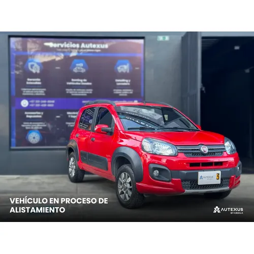Fiat Uno 2019 Rojo Bogotá