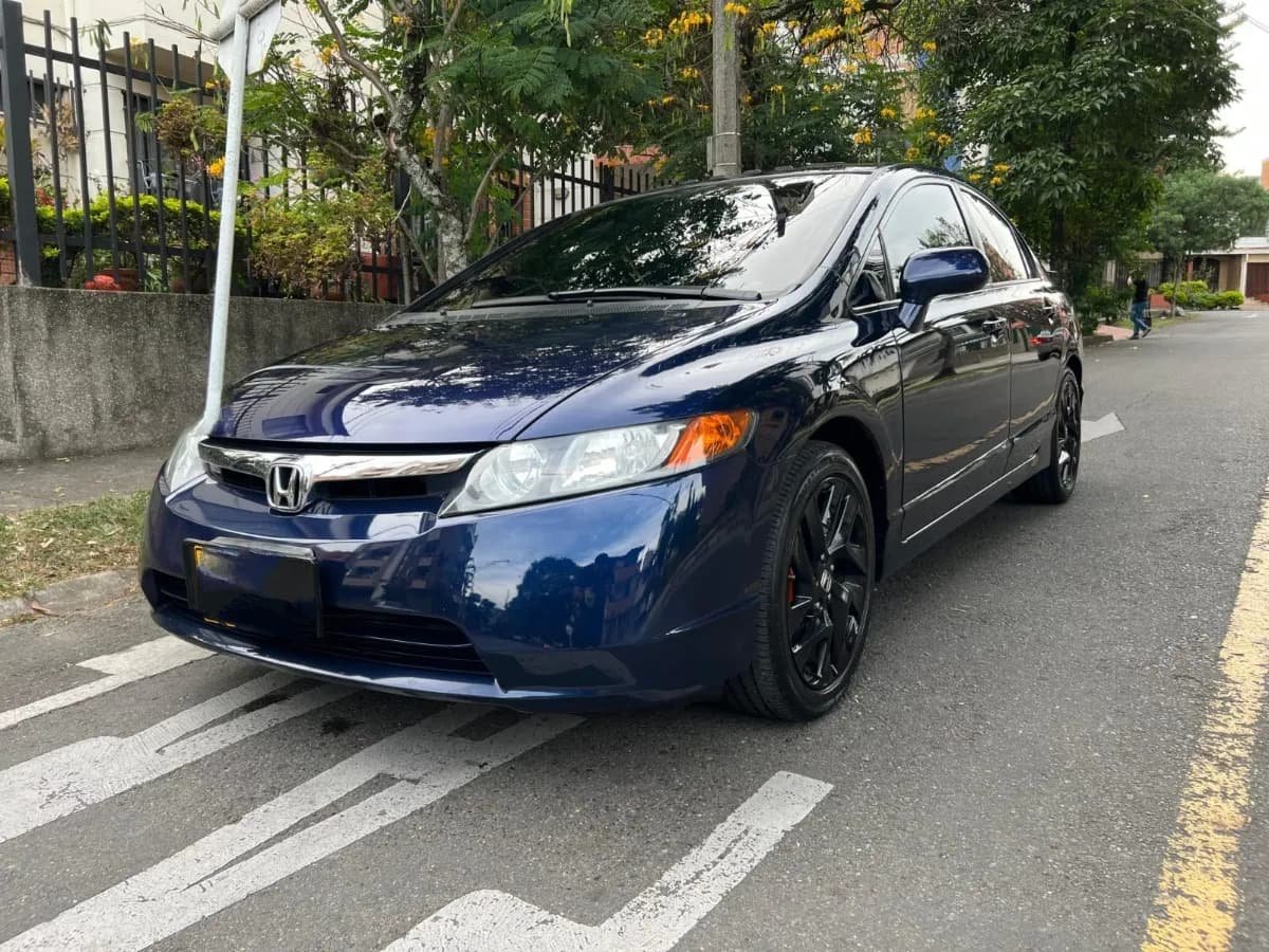 Honda Civic 1.8 Ex At 2007 Azul