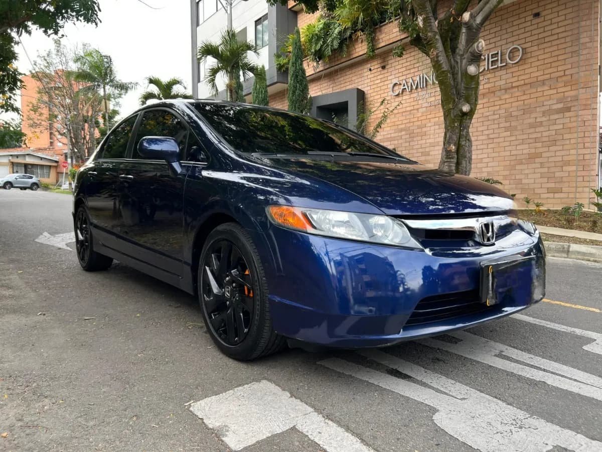 Honda Civic 1.8 Ex At 2007 Azul