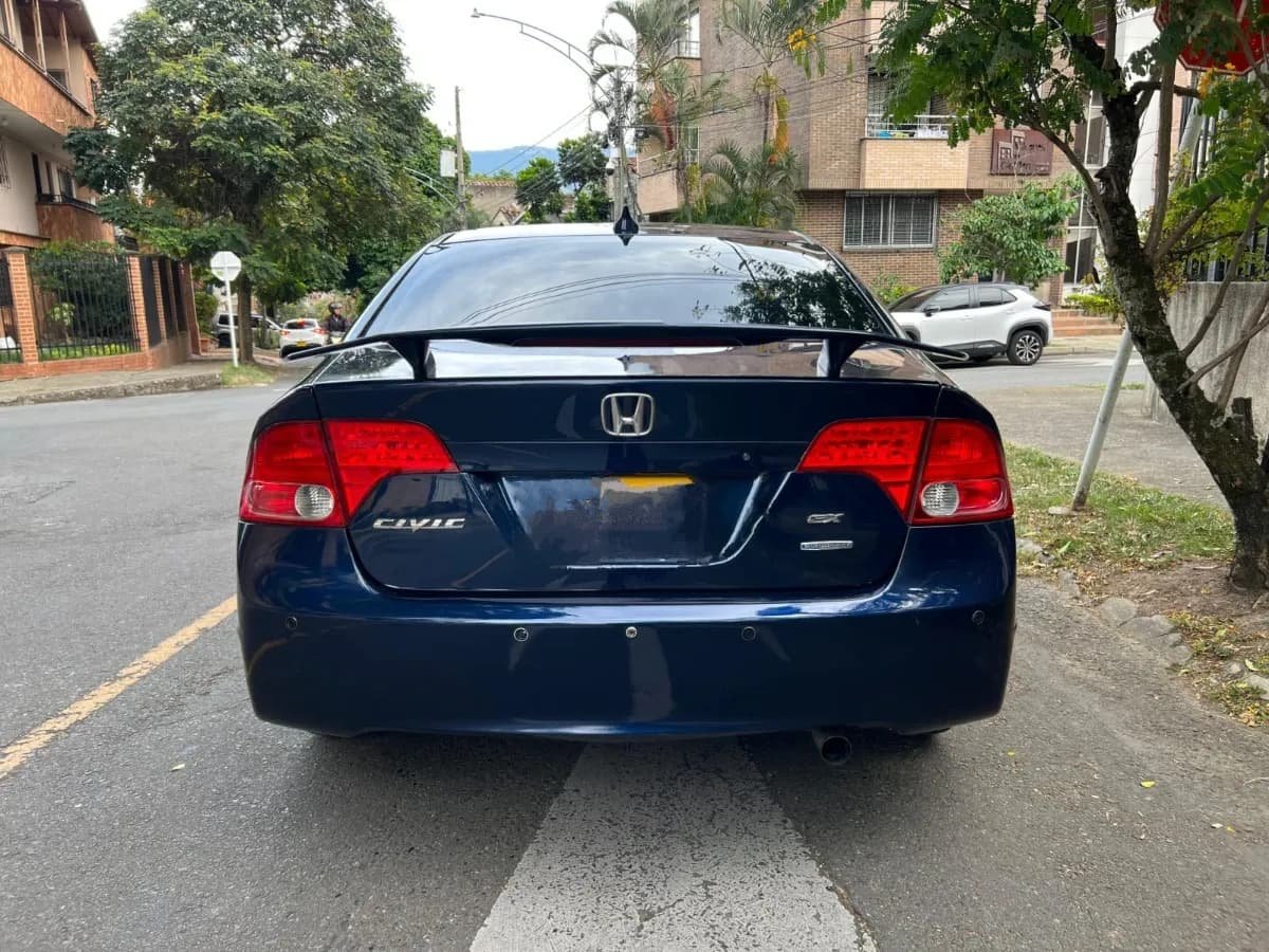 Honda Civic 1.8 Ex At 2007 Azul