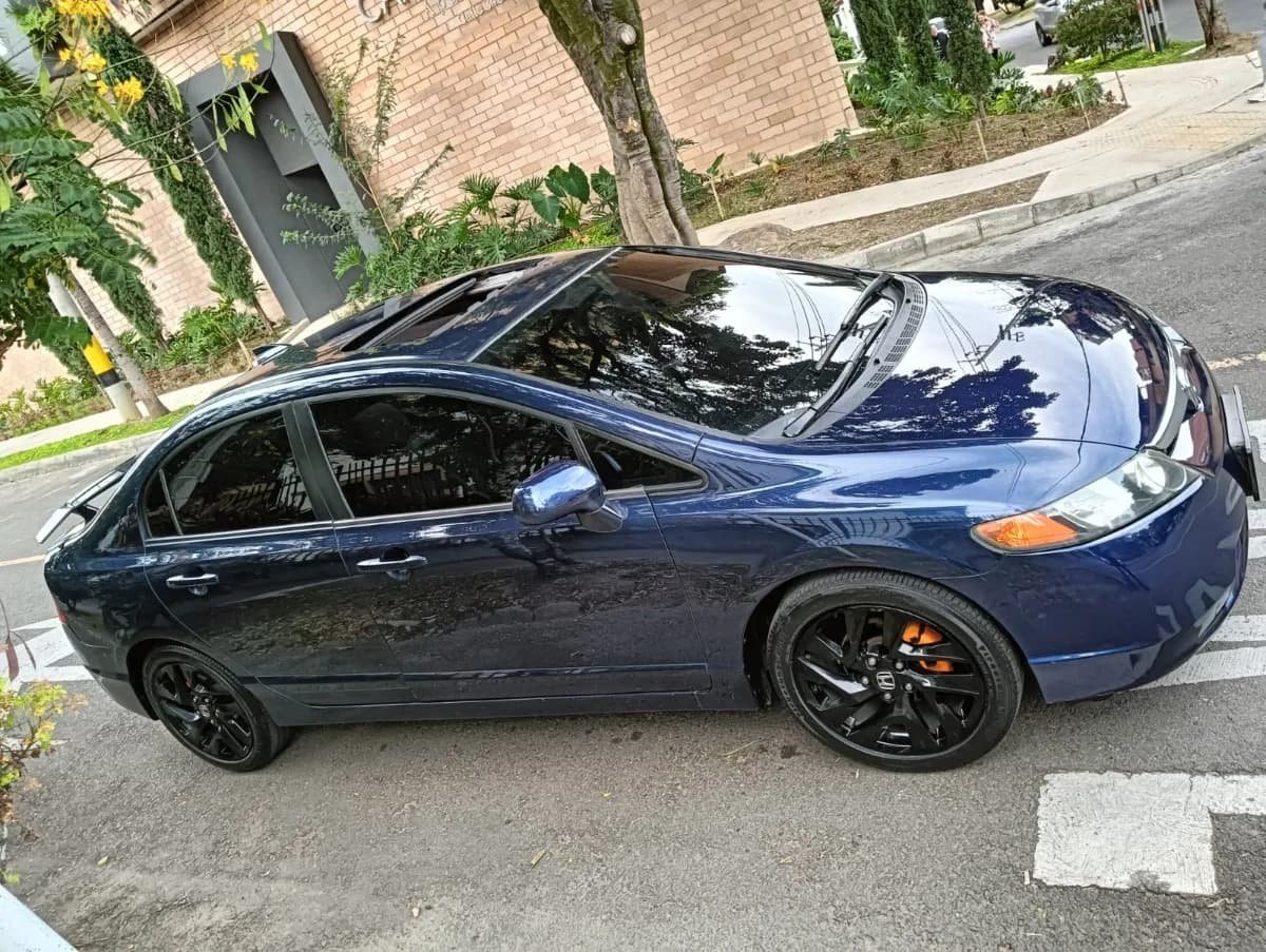 Honda Civic 1.8 Ex At 2007 Azul
