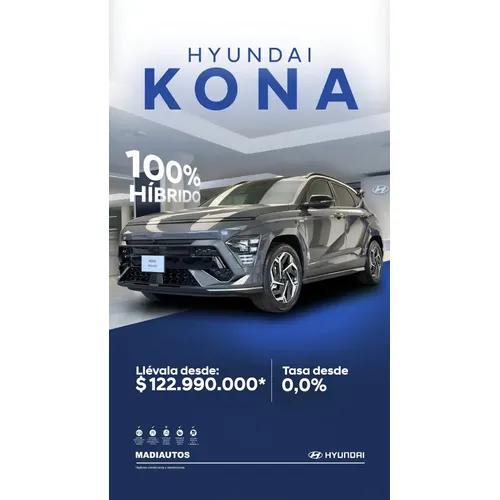 Hyundai Kona 2026 Blanco Bogotá