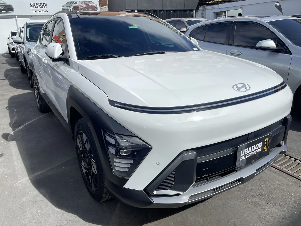 Hyundai Kona Hybrid 2025 Blanco Bogotá