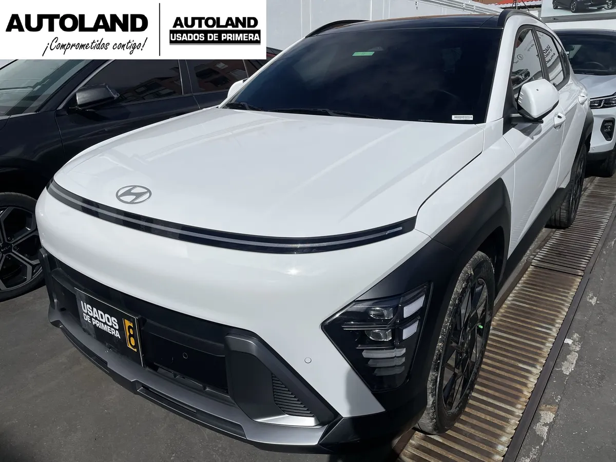 Hyundai Kona Hybrid 2025 Blanco Bogotá