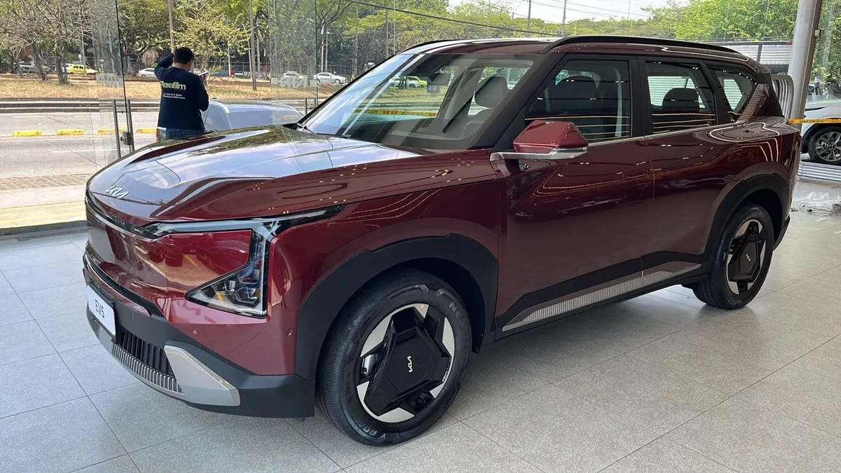 Kia EV5 2026 Rojo Bogotá