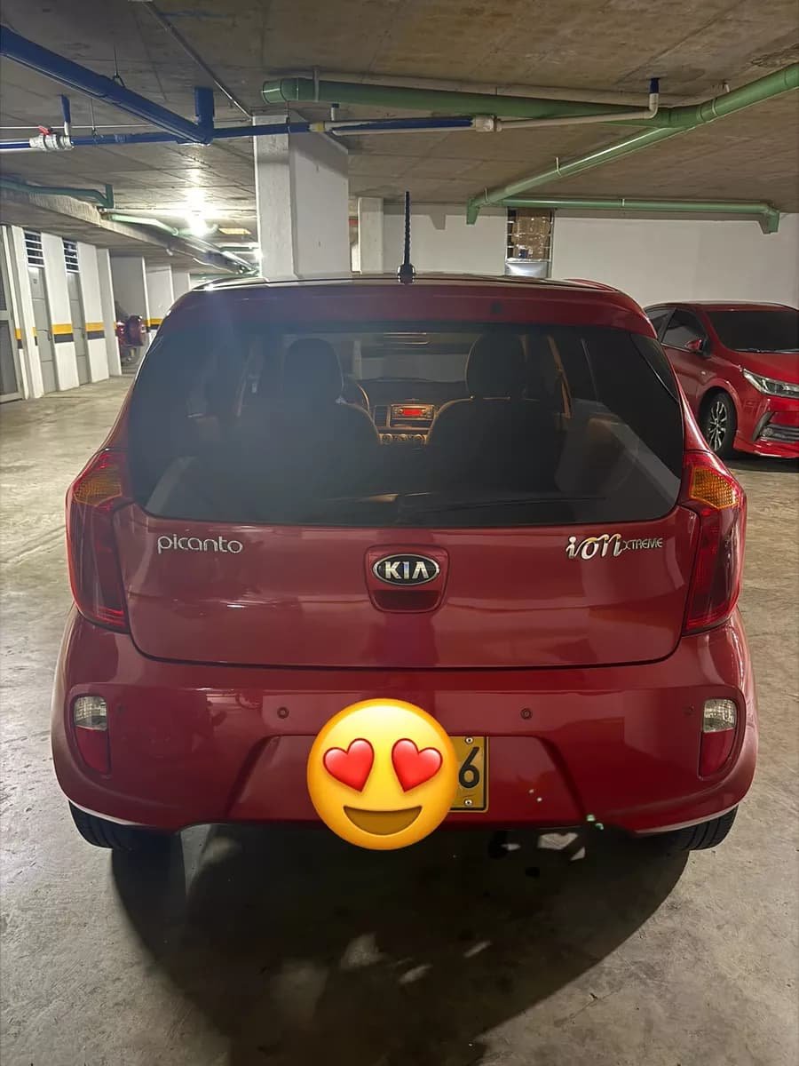 Kia Picanto 1.25 Ion Xtrem Rojo Año 2014