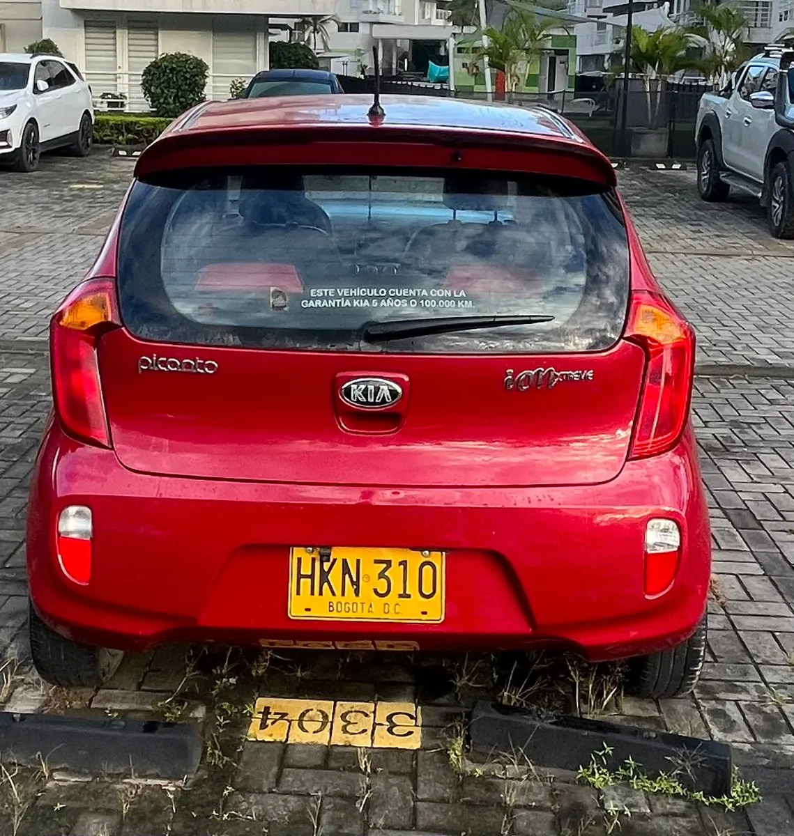 Kia Picanto Ion 2014 Rojo Melgar