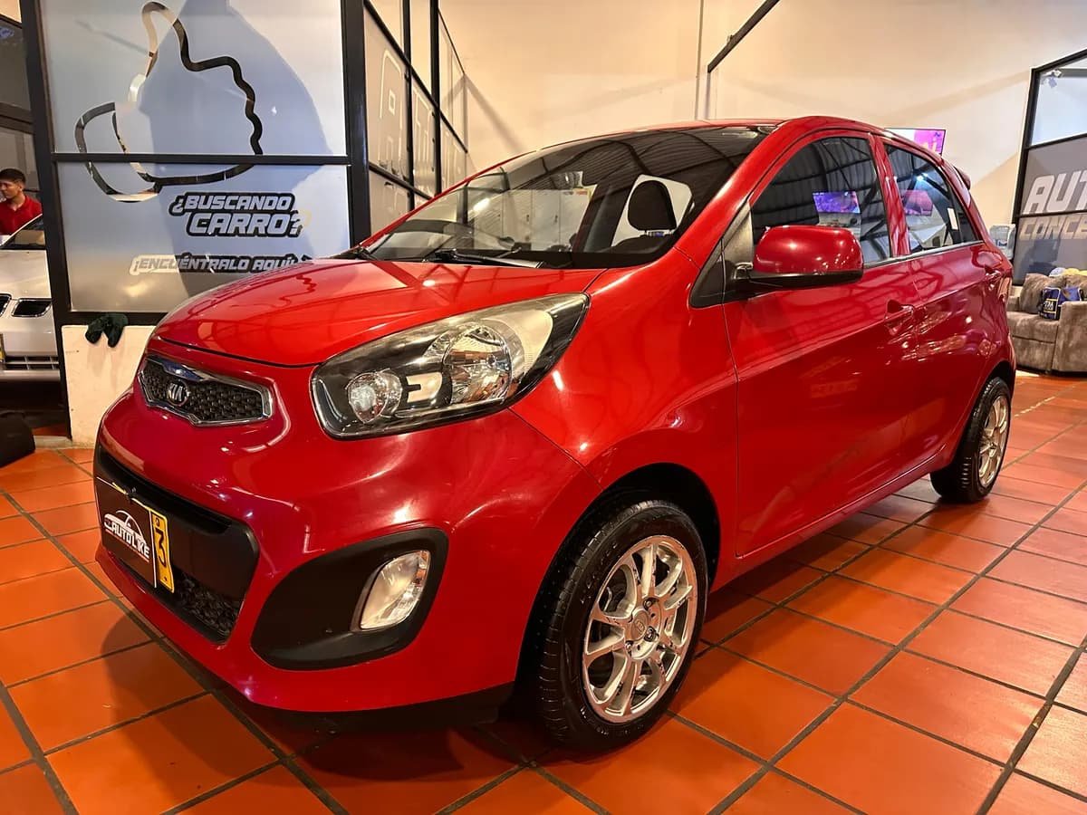 Kia Picanto Ion Xtrem 1.25 2014 Rojo