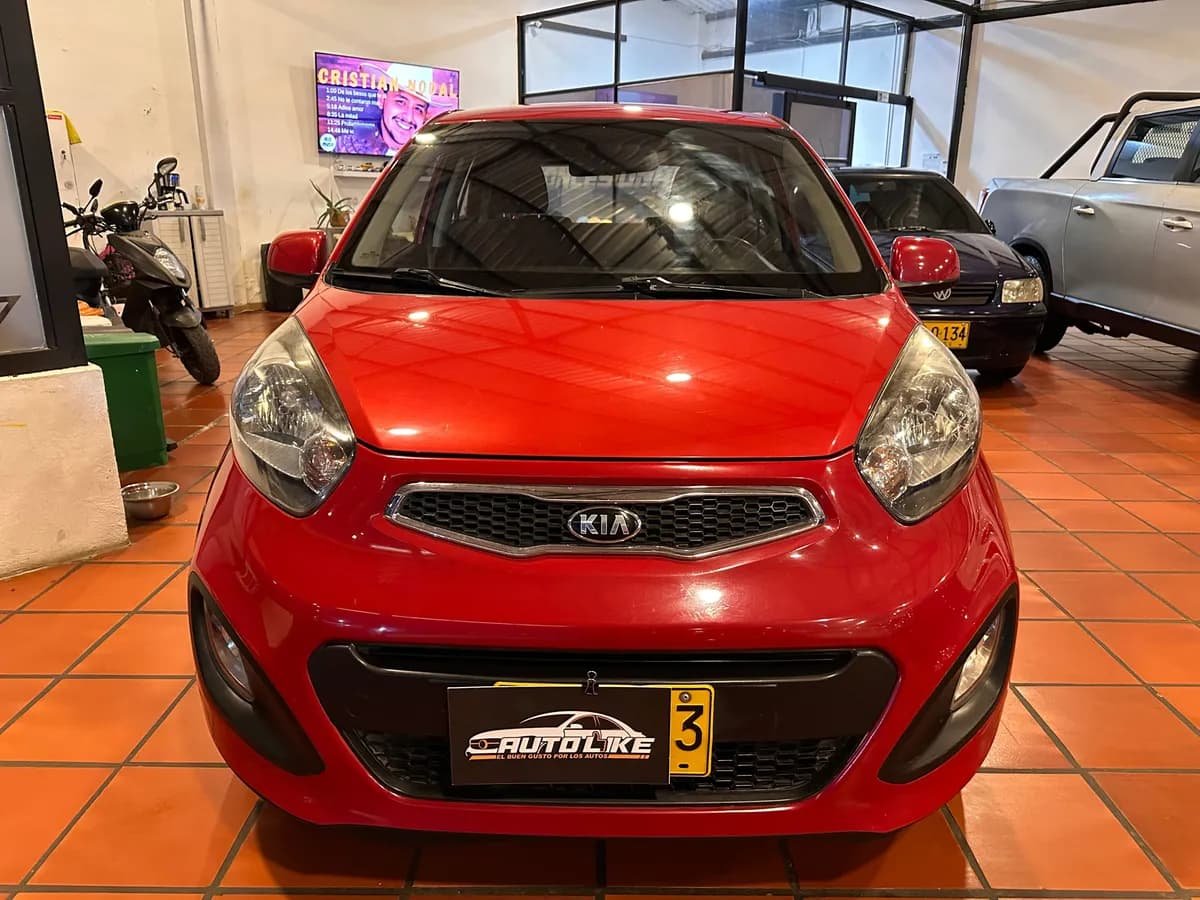 Kia Picanto Ion Xtrem 1.25 2014 Rojo