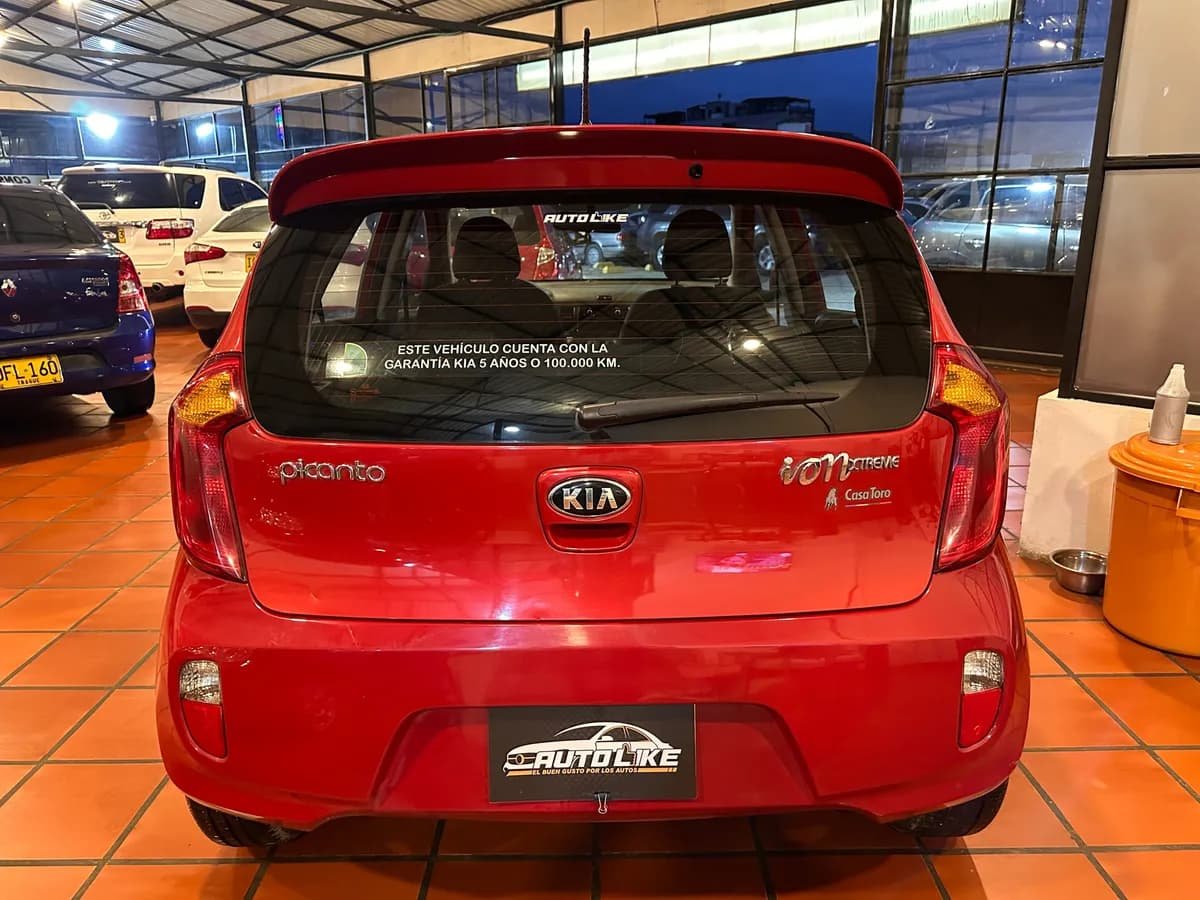 Kia Picanto Ion Xtrem 1.25 2014 Rojo
