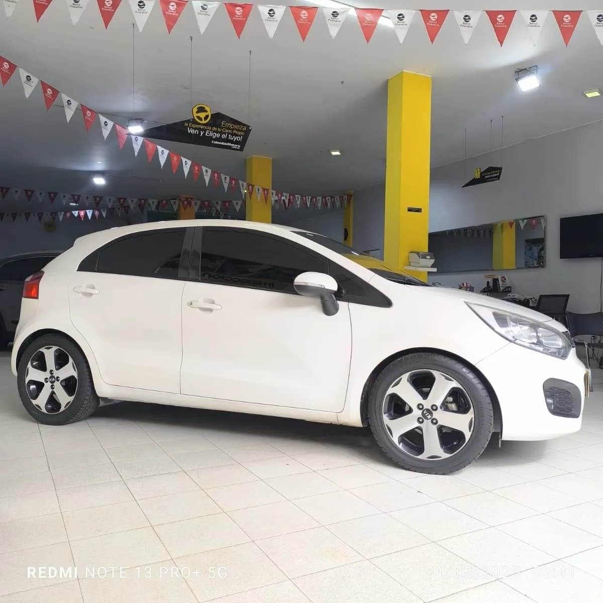 Kia Rio Spice Ub Ex 1.4 2014 Blanco