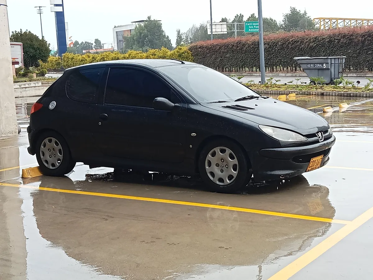 Peugeot 206 2007 Negro Madrid