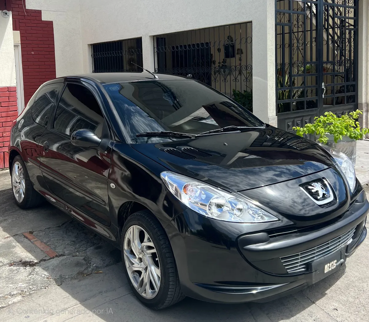 Peugeot 207 2009 Negro Espinal