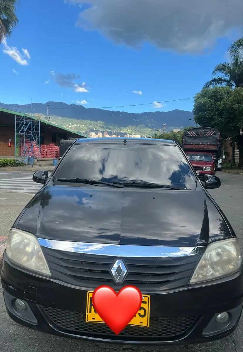 Renault Logan 1.6 Dynamique Nd 2011 Negro