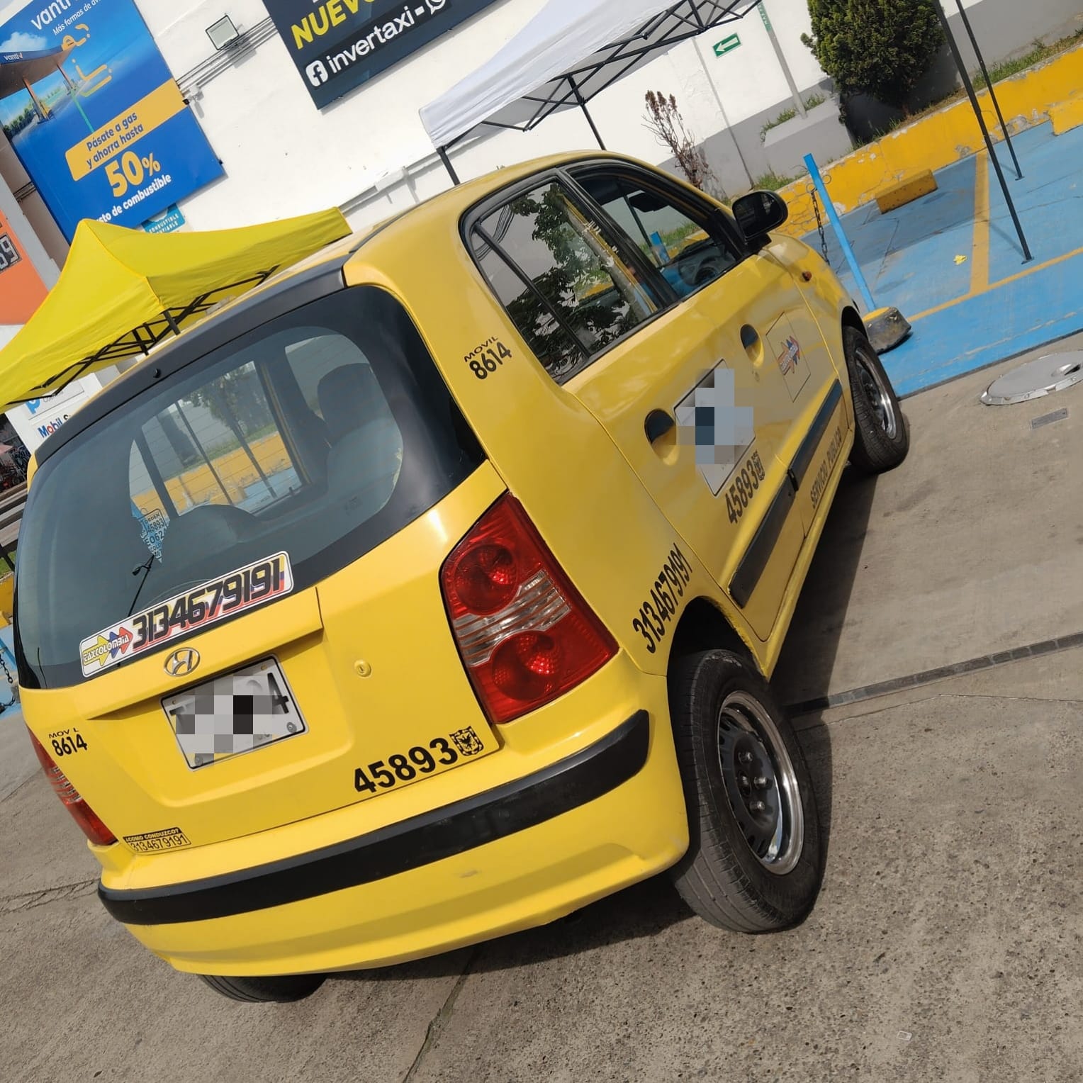 Hyundai Atos 2012 Amarillo Bogotá